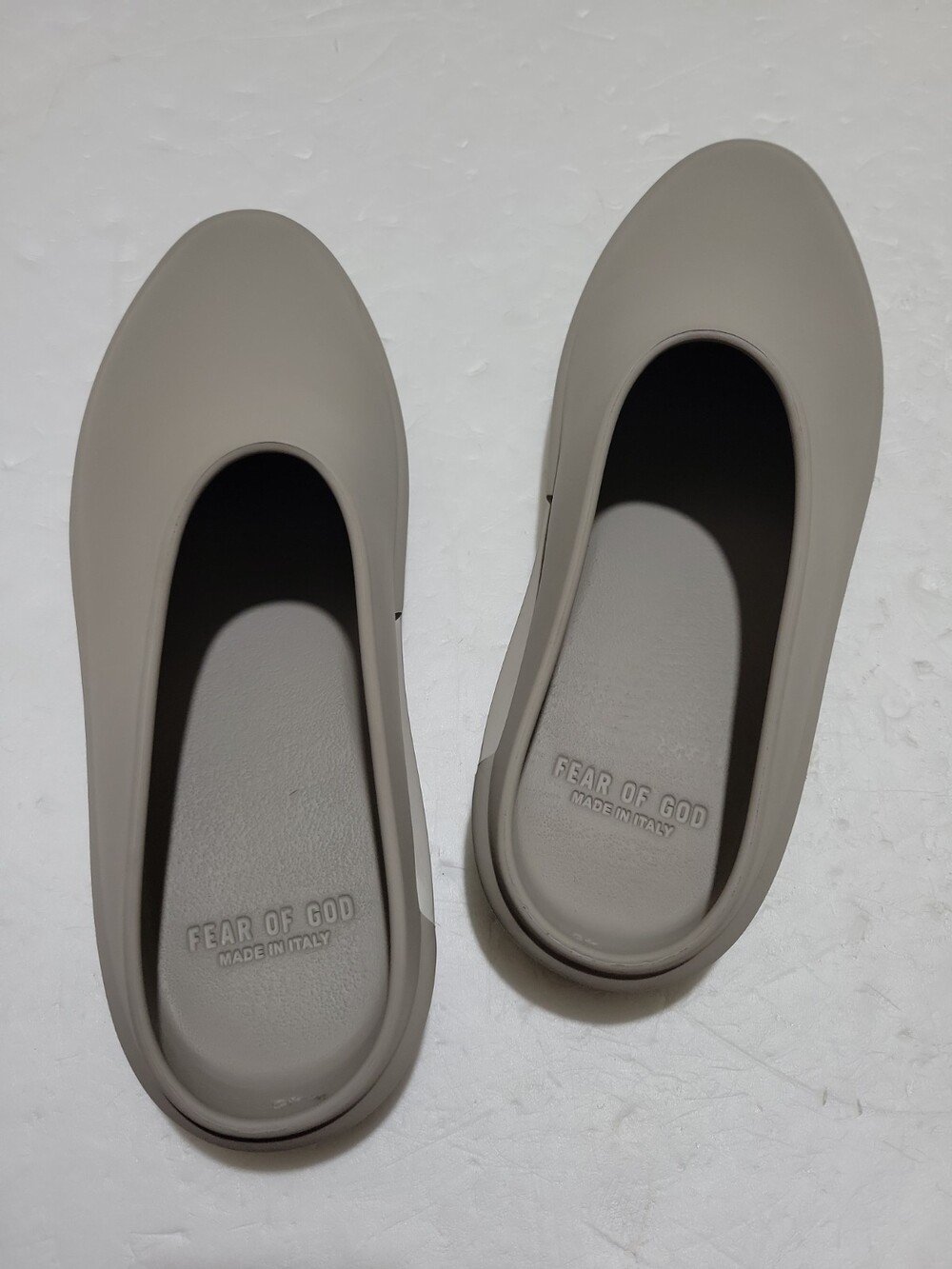 Fear Of God Slippers California Slip-on Mule Slides Beige Size 45